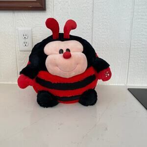 Mushabelly Chatter Leena Ladybug Plush Animal Doll Croaky Belly, No Talking